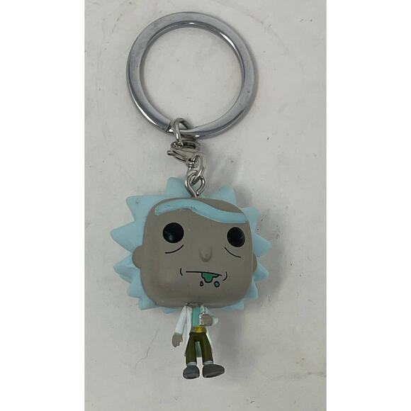 Funko Pop RICK AND MORTY Theme Keychain Purse Fob Stocking Stuffer - Picture 2 of 4